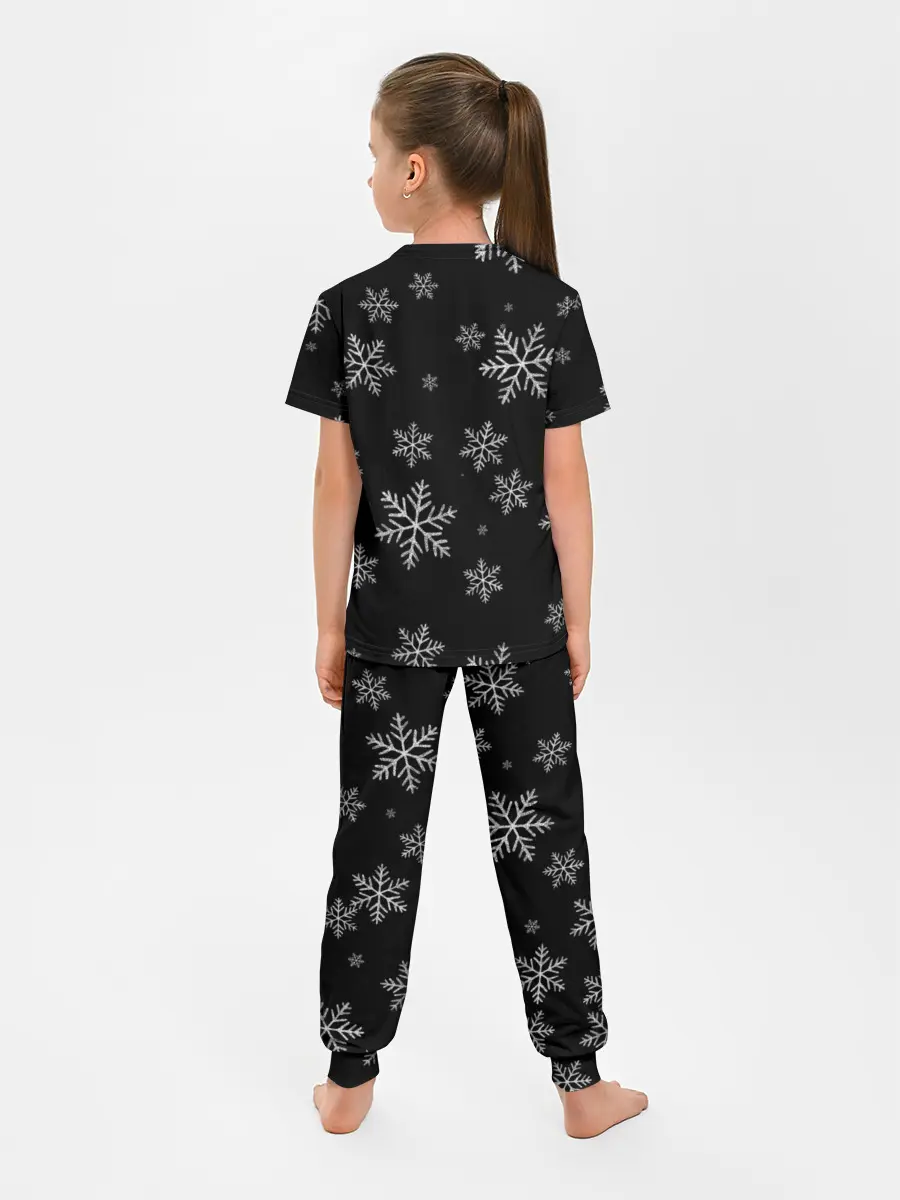 Детская пижама с брюками / Рок Дед Мороз