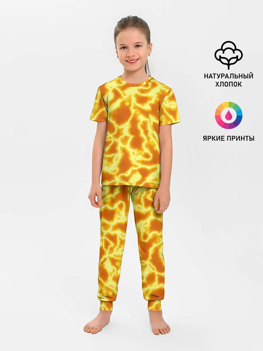 Детская пижама с брюками / Огненная вспышка