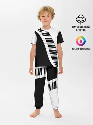 Детская пижама с брюками / Piano | Пианино