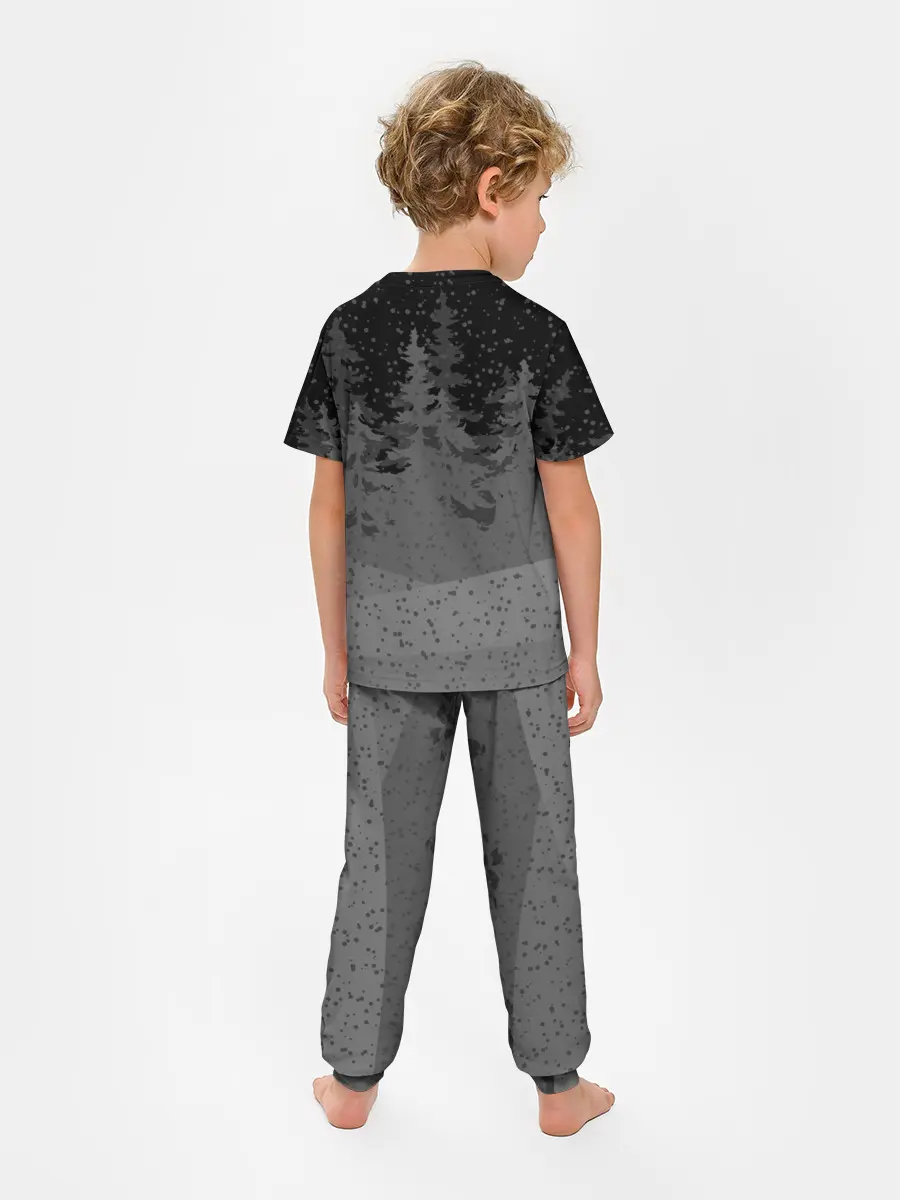 Детская пижама с брюками / Keep calm and Merry Christmas