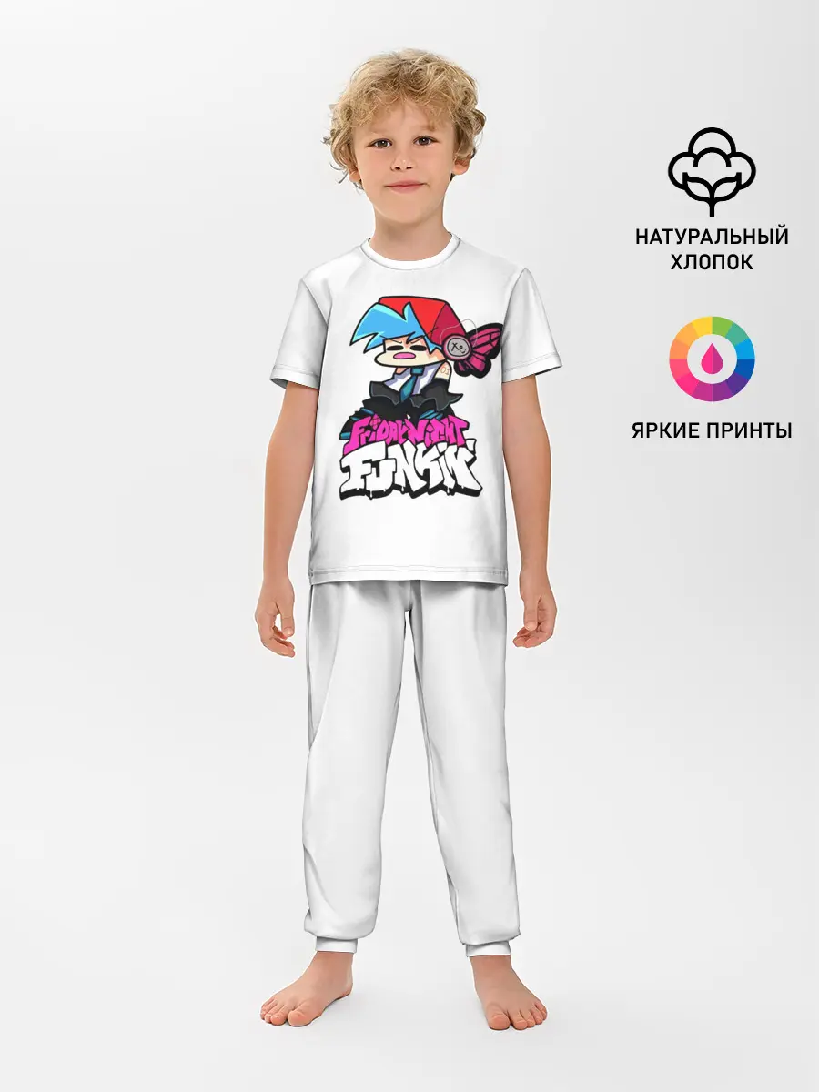 Детская пижама с брюками / Бойфренд