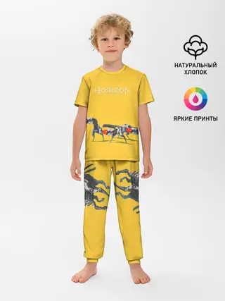 Детская пижама с брюками / Элой на охоте