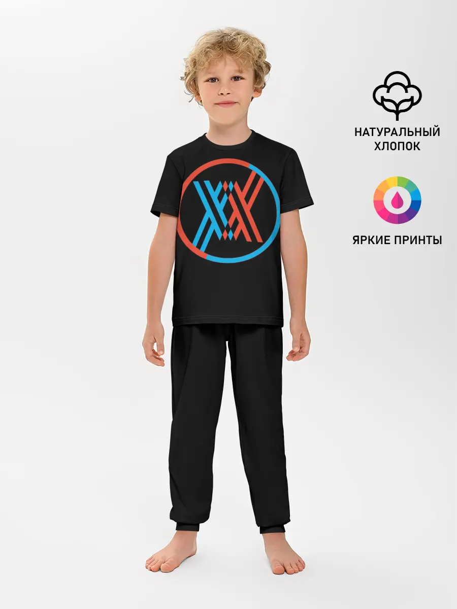 Детская пижама с брюками / Darling in the Franxx LOGO