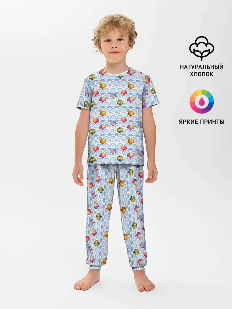 Детская пижама с брюками / Праздничные Игрушки