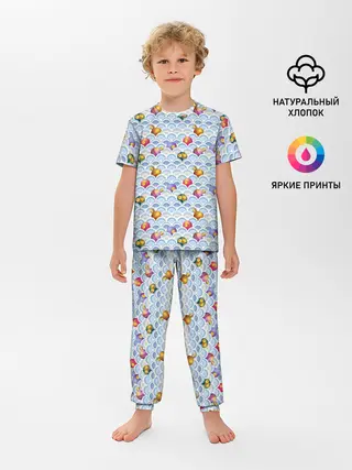 Детская пижама с брюками / Праздничные Игрушки