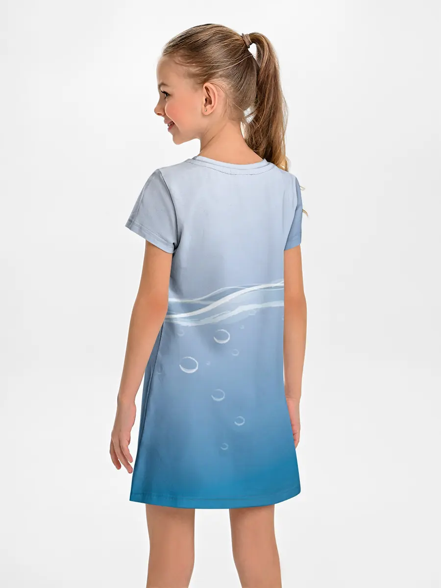 Детское платье / Акула под водой