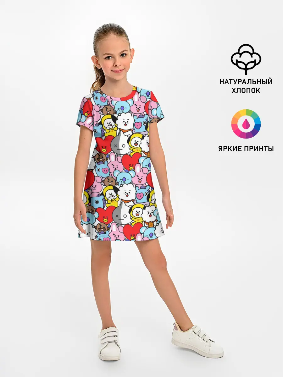 Детское платье / BT21 / BTS