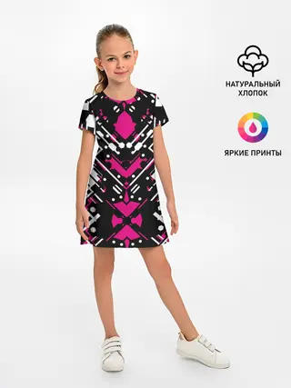 Детское платье / КИБЕРПАНК,ФАНТАСТИКА,КРАСНЫЙ