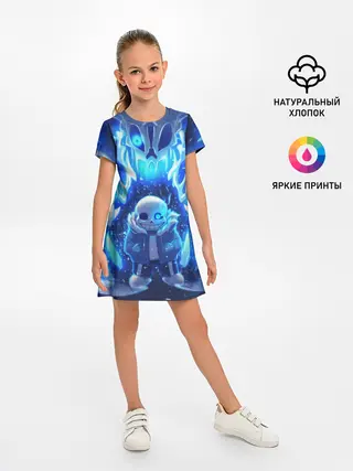 Детское платье / UNDERTALE | АНДЕРТЕЙЛ