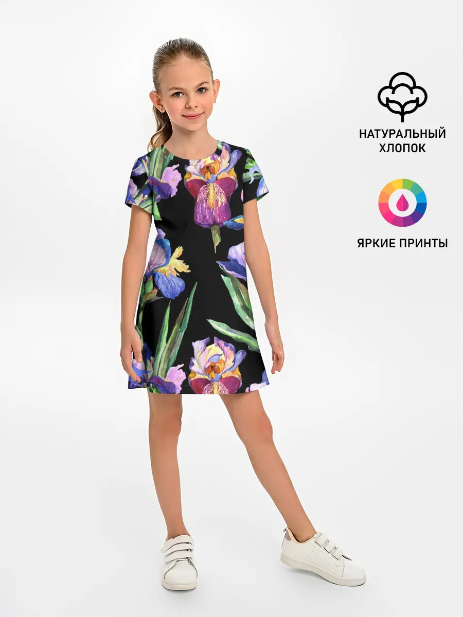 Детское платье / Ирисы