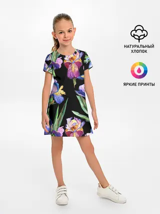 Детское платье / Ирисы