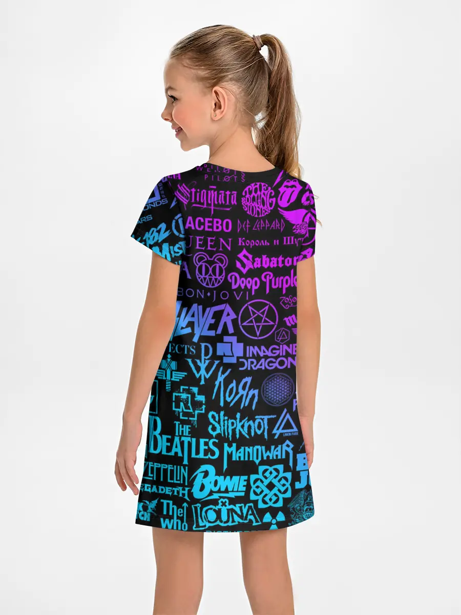 Детское платье / ЛОГОТИПЫ РОК ГРУПП