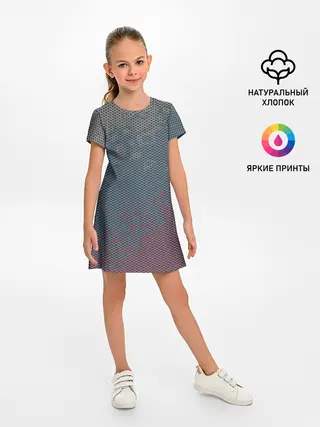Детское платье / Hexagon Триколор