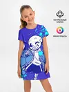 Детское платье / UNDERTALE SANS BLUE