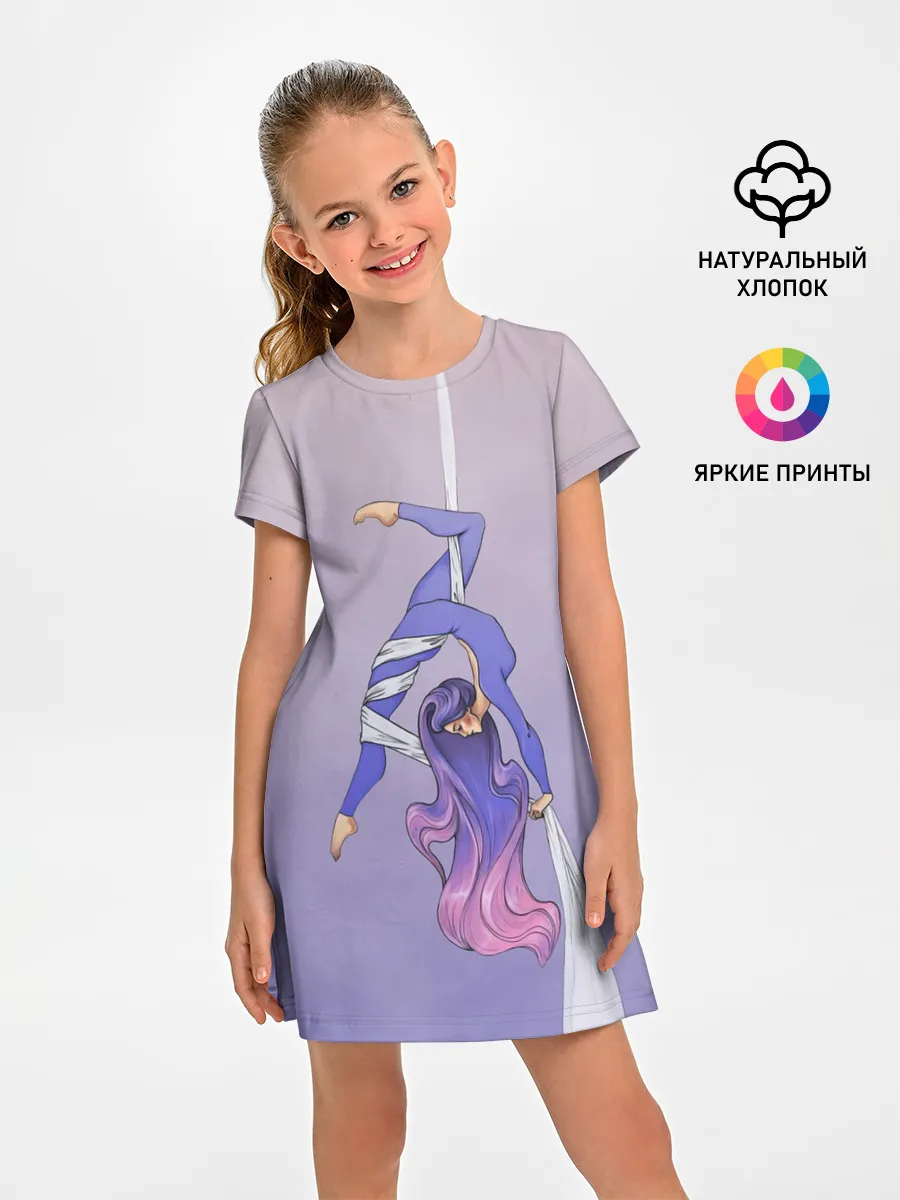 Детское платье / Гимнастка на полотне