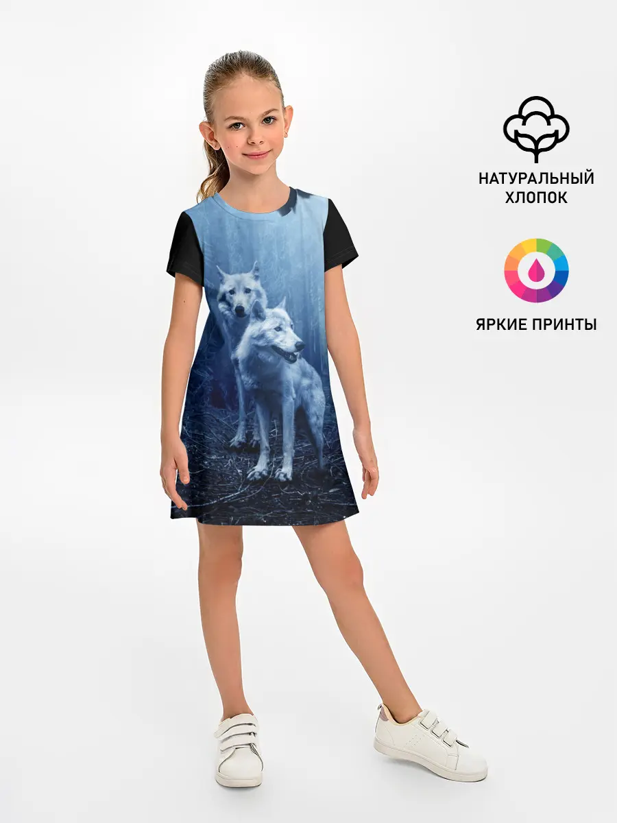 Детское платье / Волки