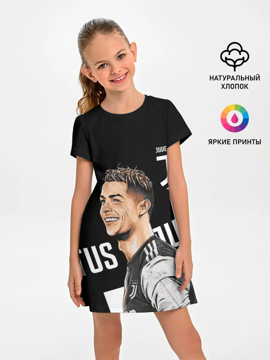 Детское платье / КРИШТИАНУ РОНАЛДУ / JUVENTUS