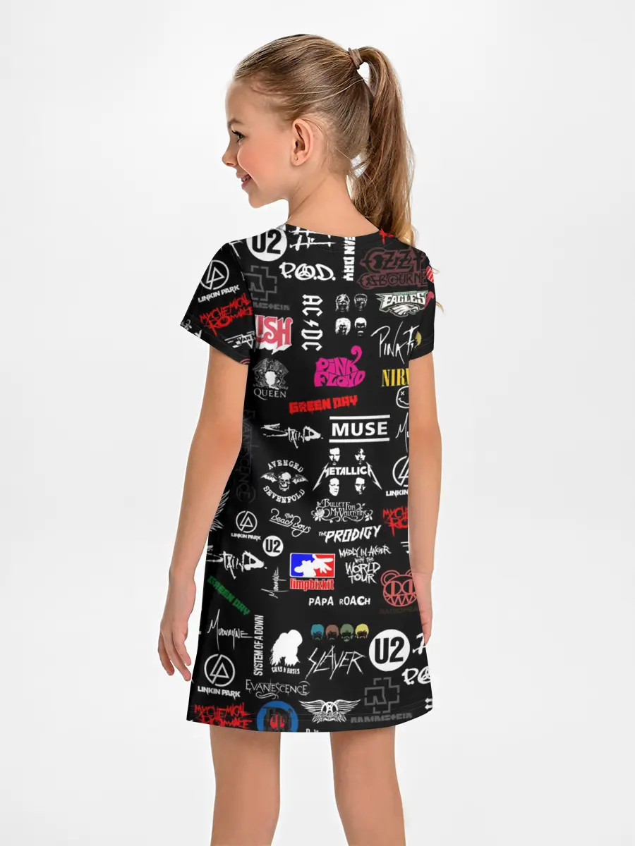 Детское платье / ЛОГОТИПЫ РОК ГРУПП | PATTERN