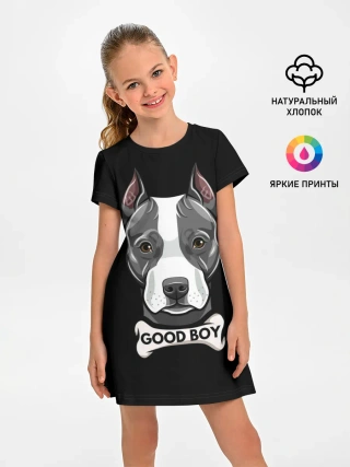 Детское платье / Стаффордширский терьер