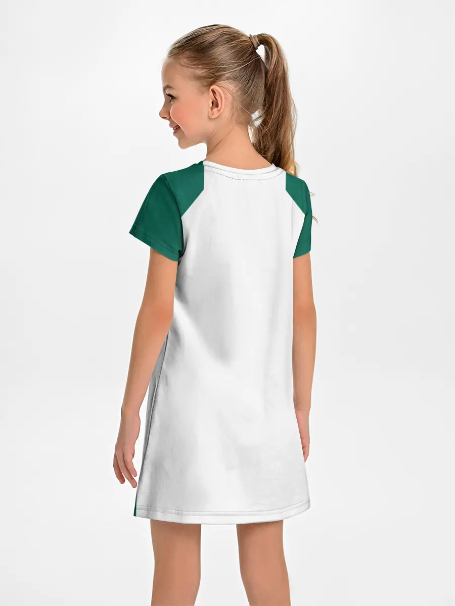 Детское платье / Как в Игре в Кальмара. Футболка 456 игрока