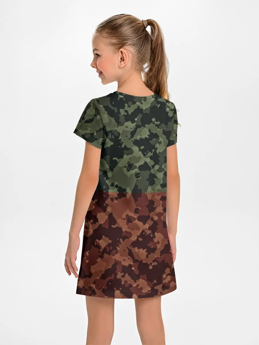Детское платье / Двойной камуфляж