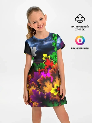 Детское платье / КИСЛОТНАЯ АБСТРАКЦИЯ