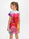 Детское платье / брызги краски