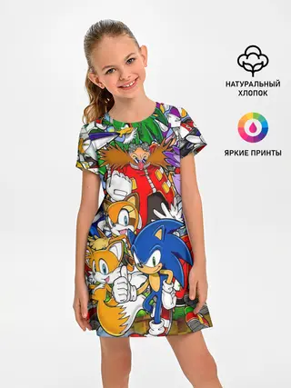 Детское платье / Sonic.