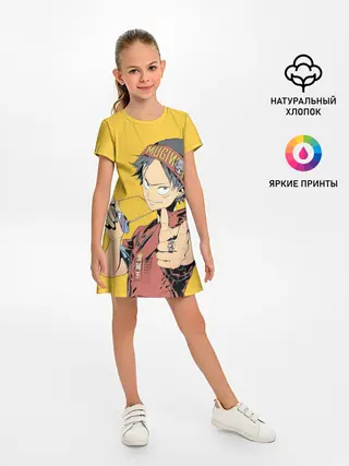 Детское платье / One Piece Luffy Луффи