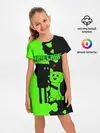 Детское платье / Любовь Эндермена и Крипера Майнкрафт