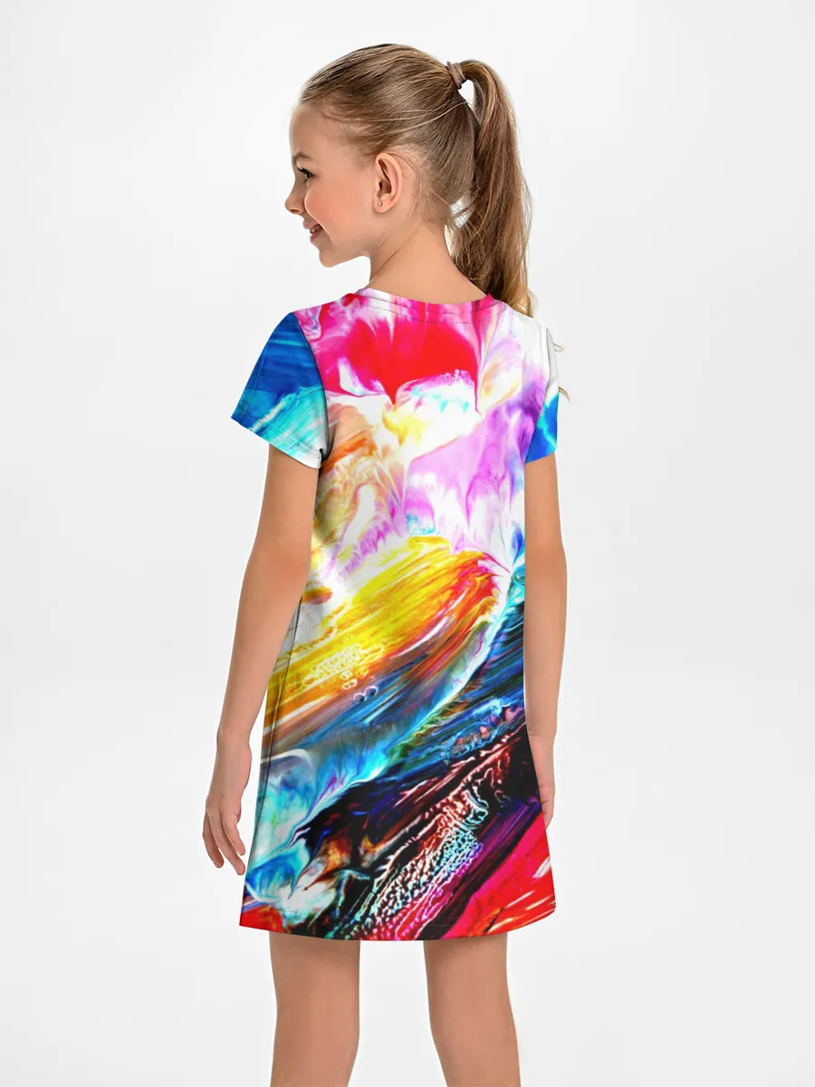 Детское платье / Абстракция красок