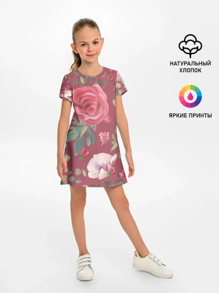 Детское платье / rose