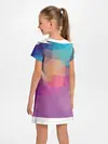 Детское платье / Цветные полигоны - Градиент