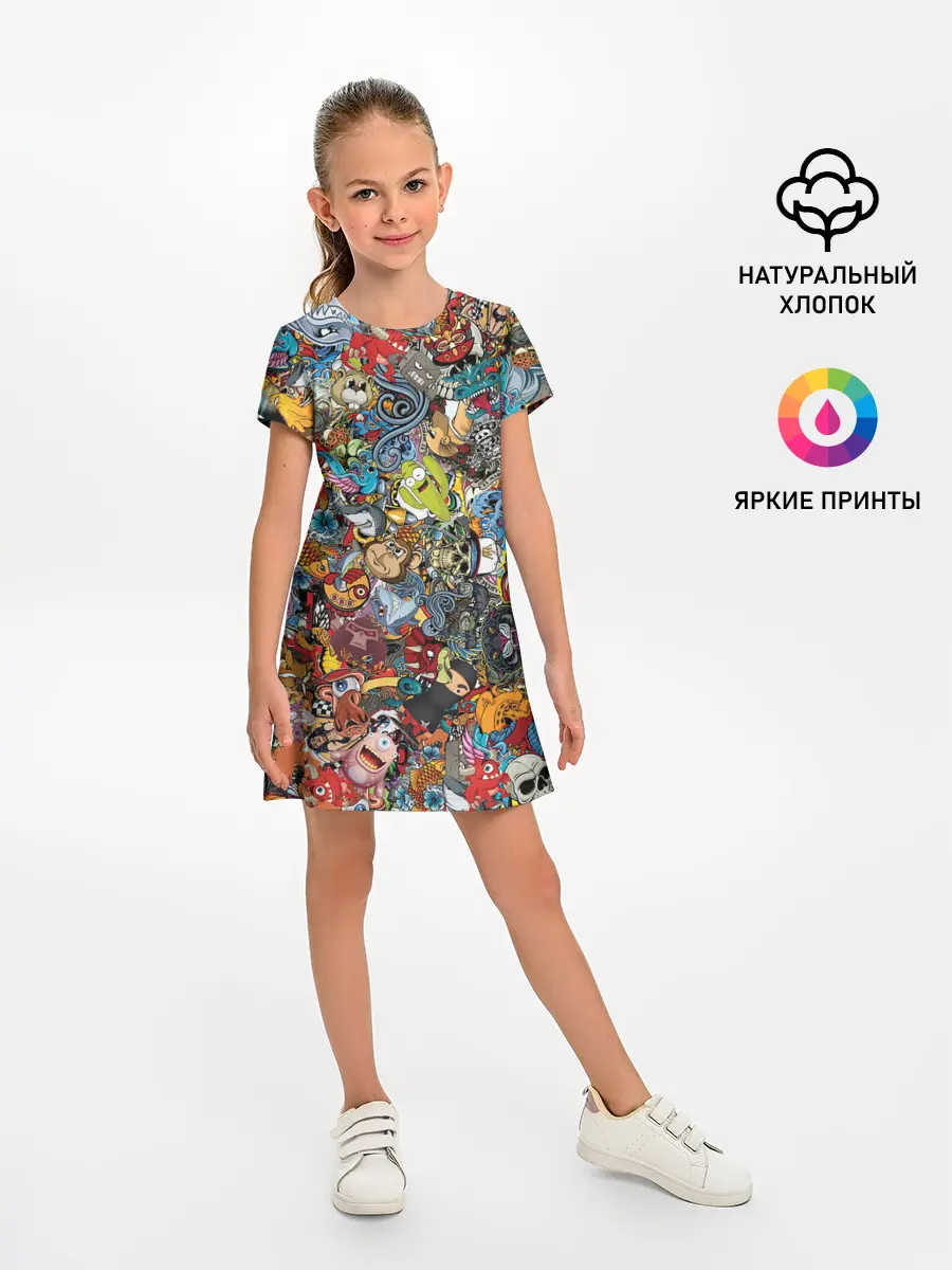 Детское платье / Стикеры