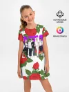 Детское платье / BTS Roses | White