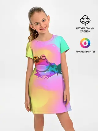 Детское платье / Кислотная Гипножаба