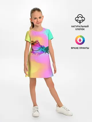Детское платье / Кислотная Гипножаба