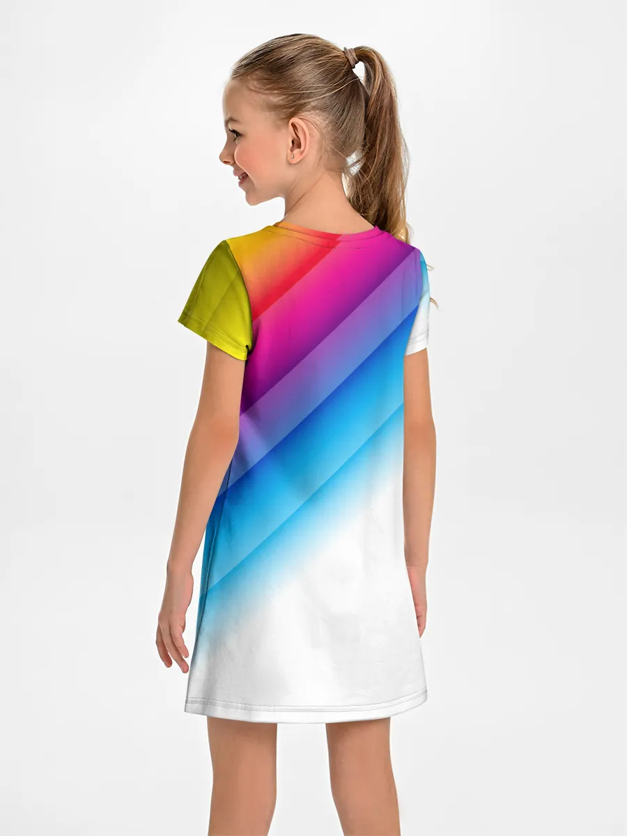 Детское платье / РАДУЖНЫЕ ПОЛОСЫ | RAINBOW