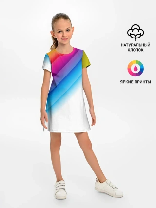 Детское платье / РАДУЖНЫЕ ПОЛОСЫ | RAINBOW