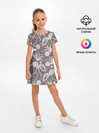 Детское платье / Осьминоги