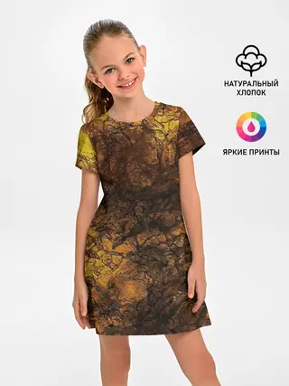 Детское платье / Абстрактный узор текстура