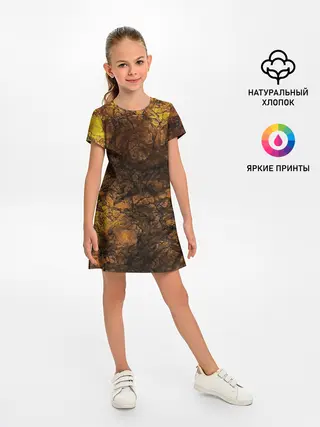 Детское платье / Абстрактный узор текстура