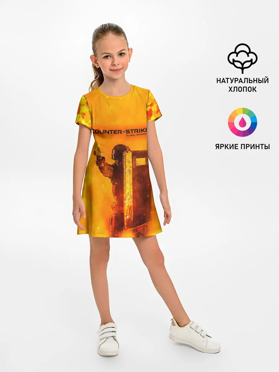Детское платье / CS GO FIRE | КС ГО