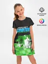 Детское платье / Minecraft EARTH - Котик