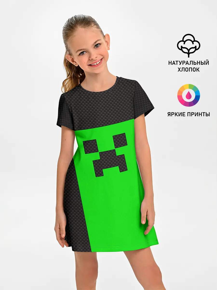 Детское платье / MINECRAFT