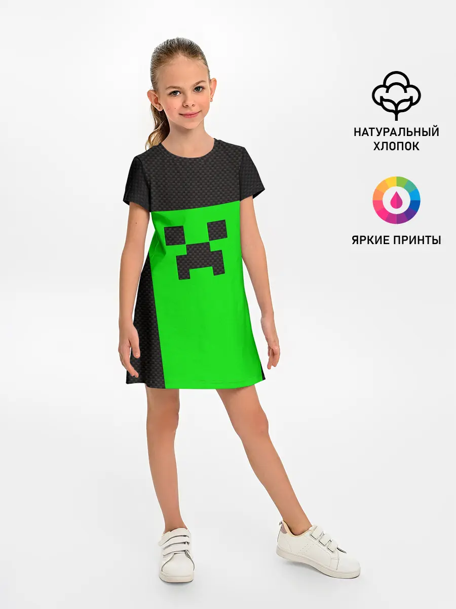 Детское платье / MINECRAFT