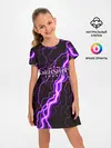 Детское платье / GENSHIN IMPACT МОЛНИЯ НЕОН
