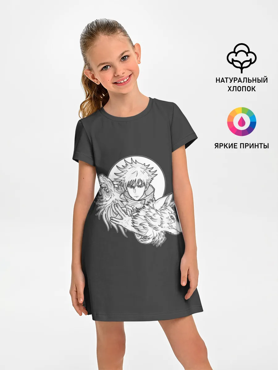 Детское платье / Megumi с волком