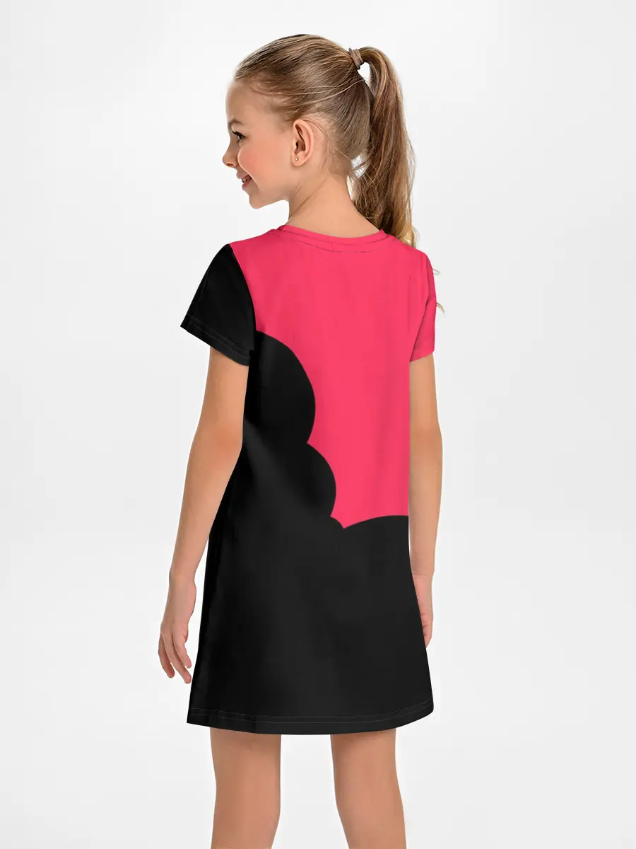 Детское платье / Rena Black Pink