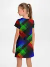 Детское платье / Разноцветный мраморный узор